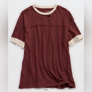 Aerie Crew Oversized Boyfriend tee!